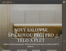 Tablet Screenshot of iluxus.cz